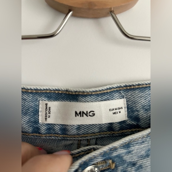 NWOT MANGO Denim Midi Skirt - Picture 10 of 12